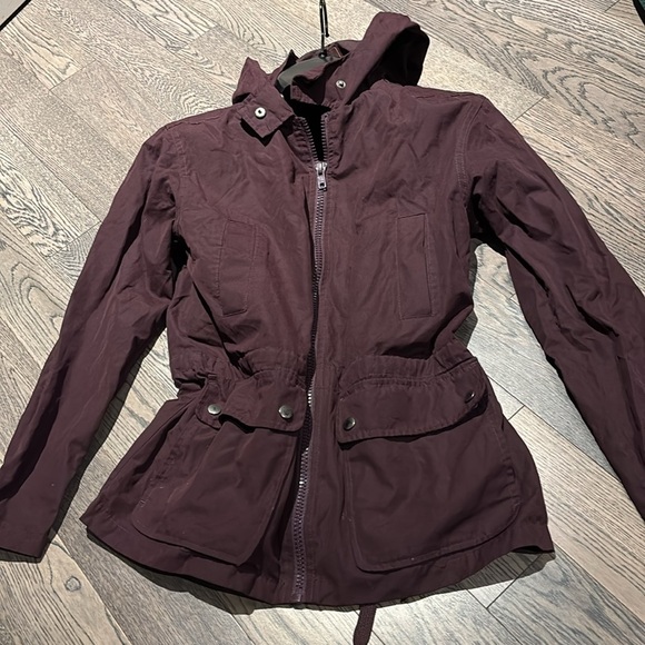 Joe fresh burgundy light jacket Sz Small - Picture 13 of 14